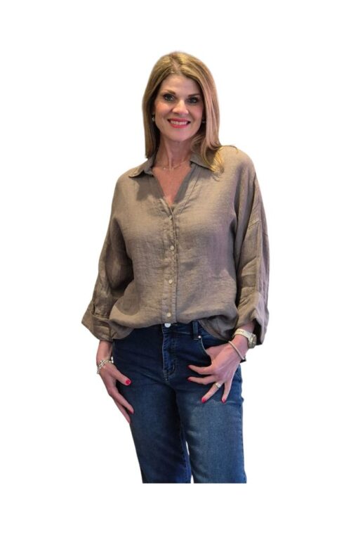 img-20260803-wa0045. IT MC LINEN BLOUSE TAUPE