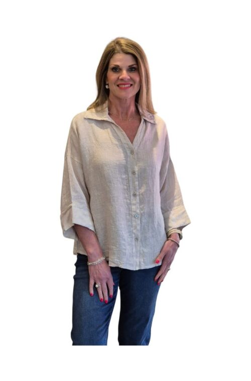 img-20260803-wa0047. IT MC LINEN BLOUSE STONE