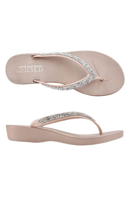 hst489cha_1. HOLS HONOLULU WEDGE CHAMPAGNE