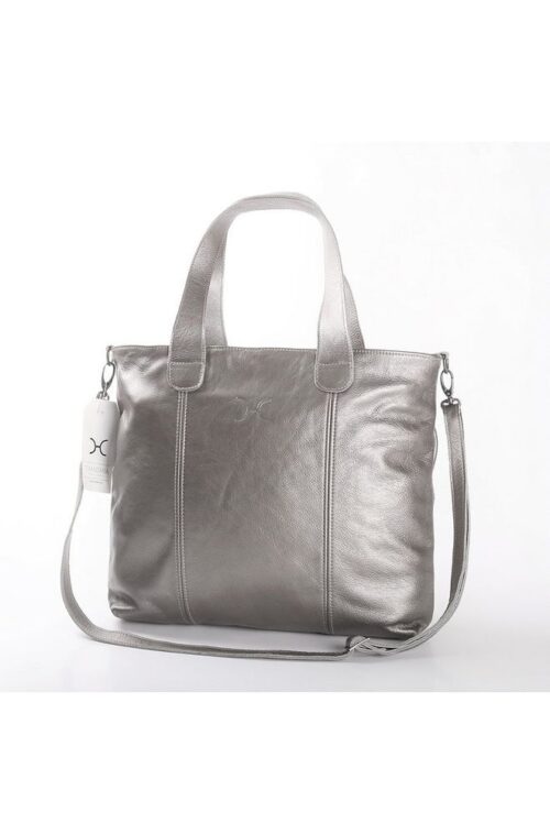 jax-handbag-genuine-leather-silver-gunmetal-defaul. THAN JAX SILVER