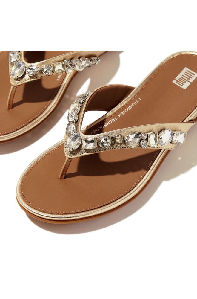 FF GRACIE JEWEL DELUX MET LEATHER PLATINO